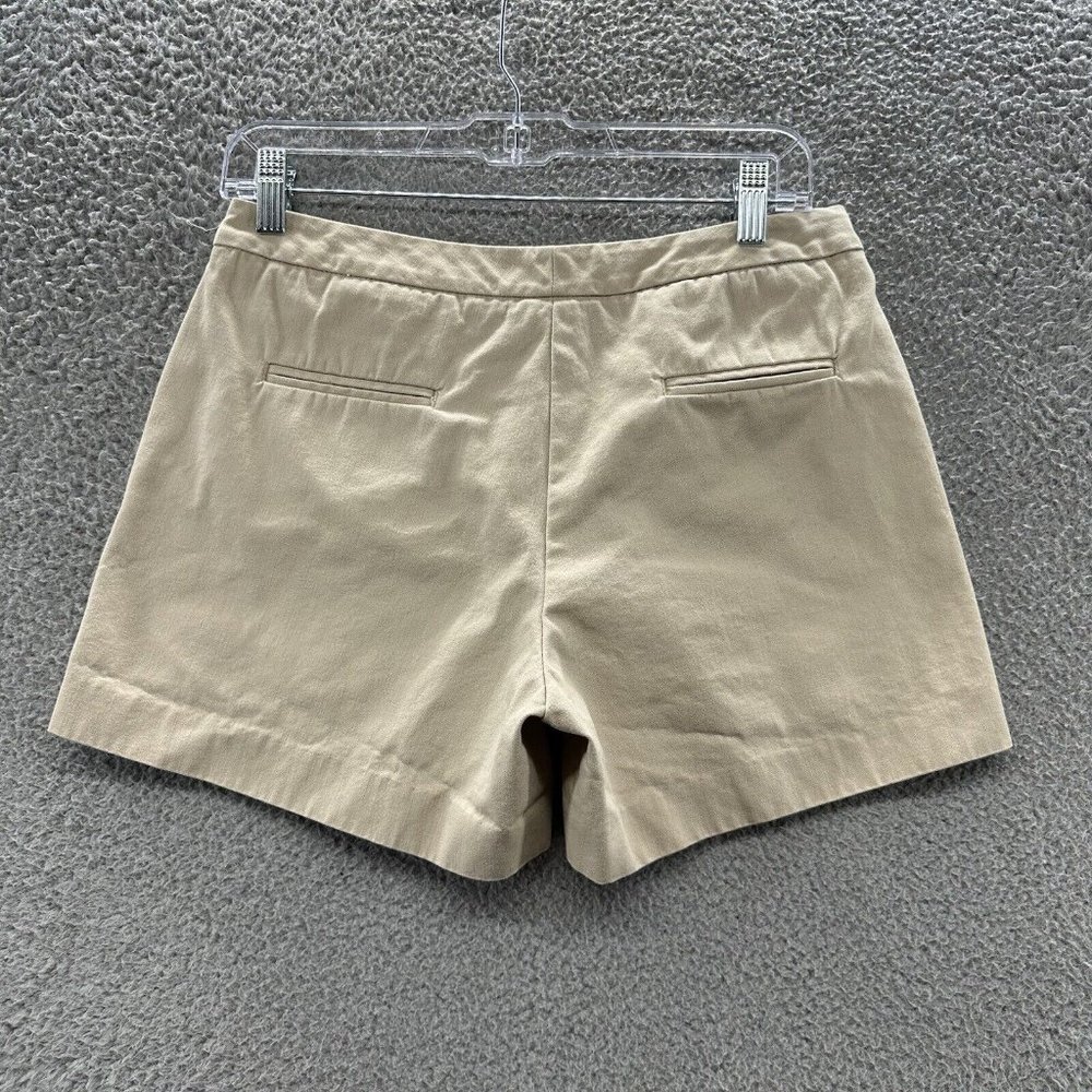 Banana Republic Shorts Women's 4 Tan Khaki Chino Shorts Ladies 4 - Picture 9 of 12